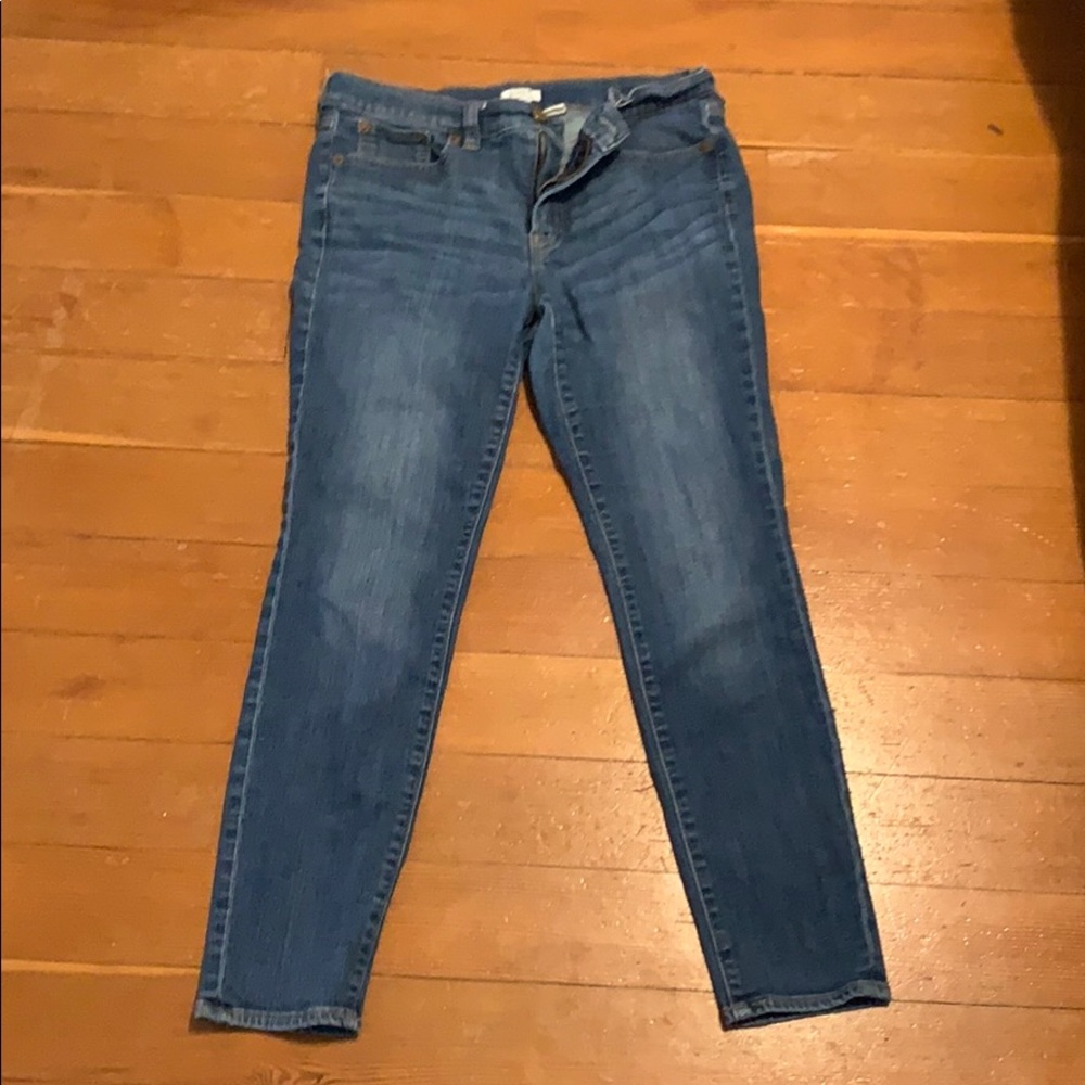 J. Crew denim petite skinny jeans.